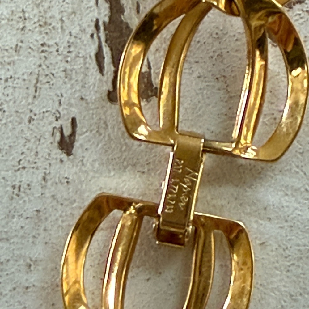 Vintage Napier Gold Link Necklace - Picture 6 of 9